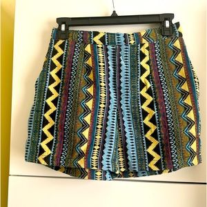 Men’s print short with pockets & elastic waist